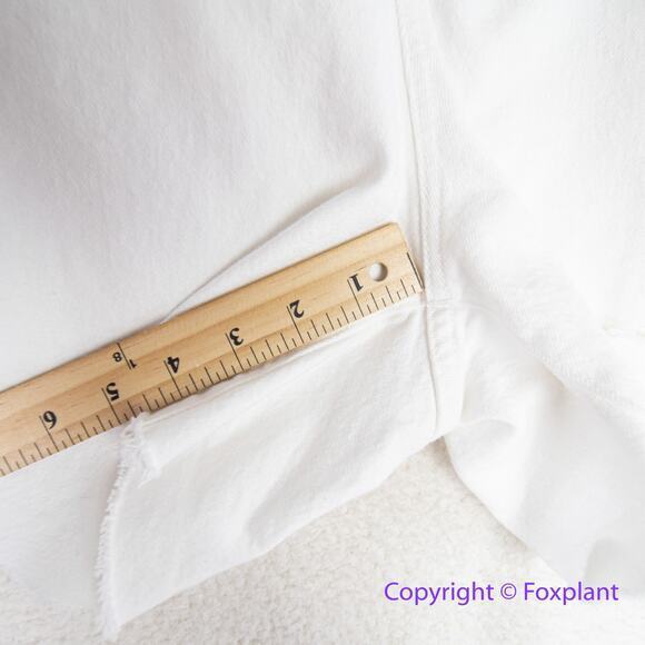 New! Madewell High-Rise Denim Shorts in Tile White size 37 - Picture 8 of 15